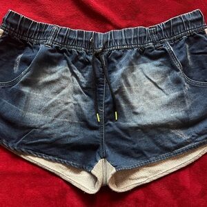 Zumba Shorts Denim Stretch, Size XL